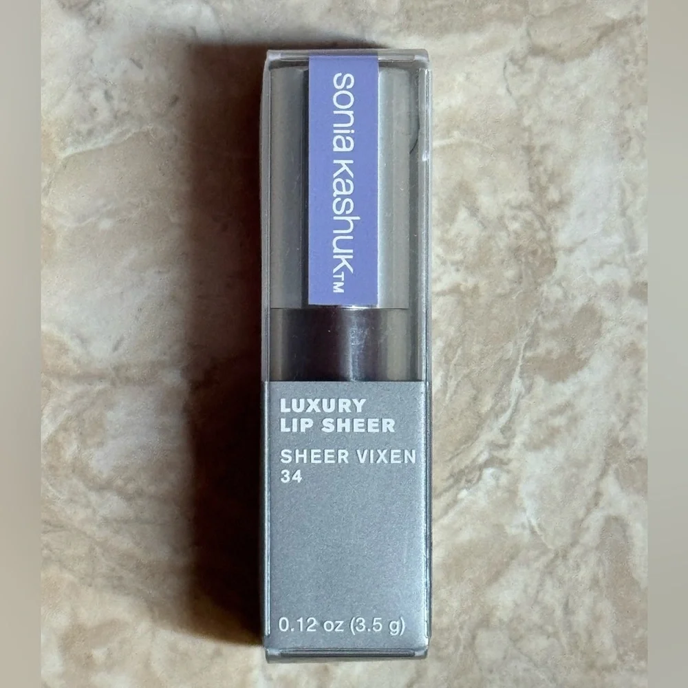 Sonia Kashuk Luxury Lip Sheer Red Lipstick 34 Sheer Vixen New in Package